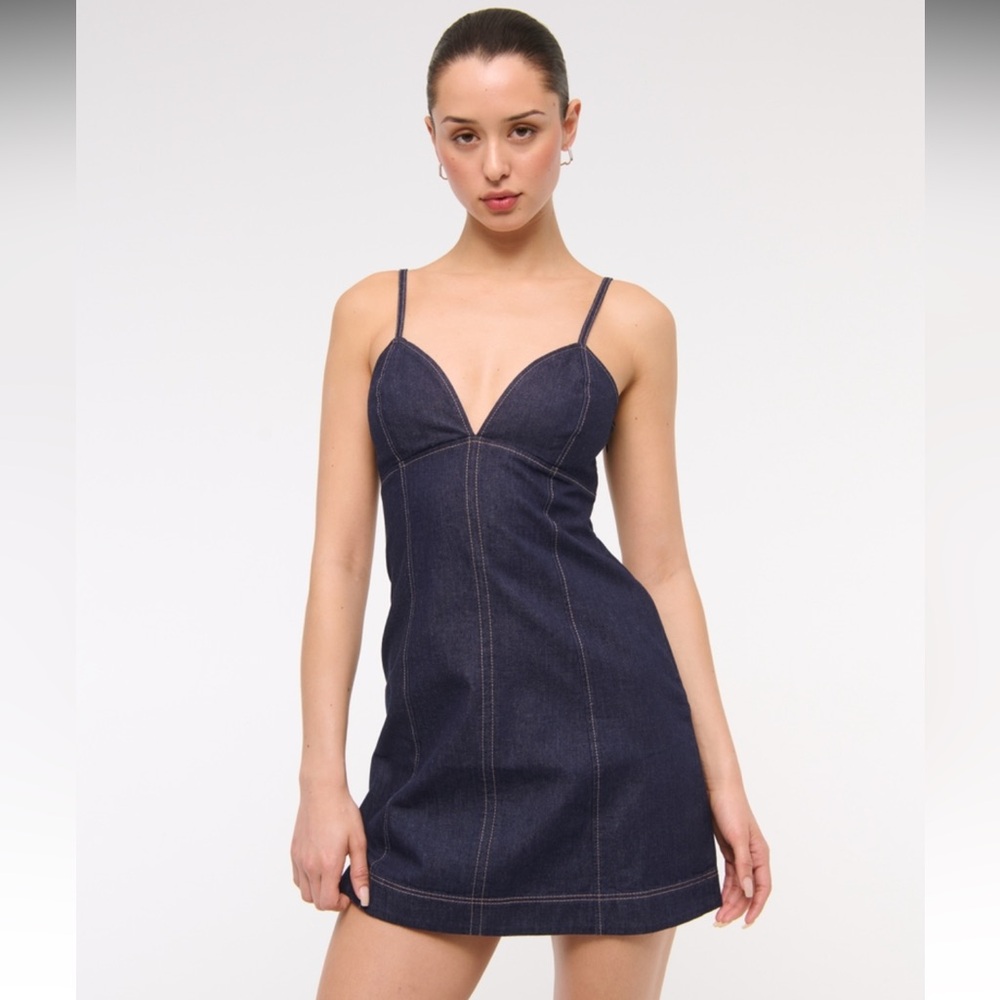 Sweetheart Denim Mini Dress